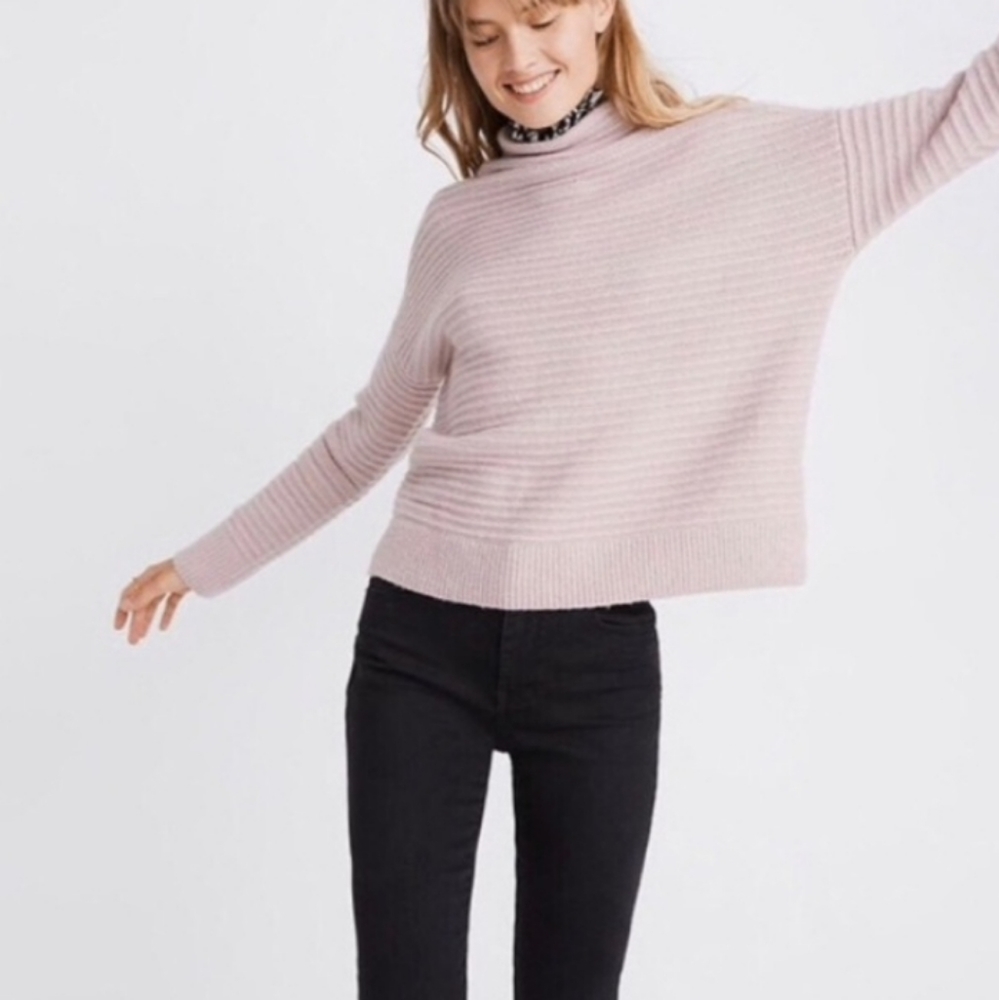 Madewell :: Belmont mock neck ribbed sweater